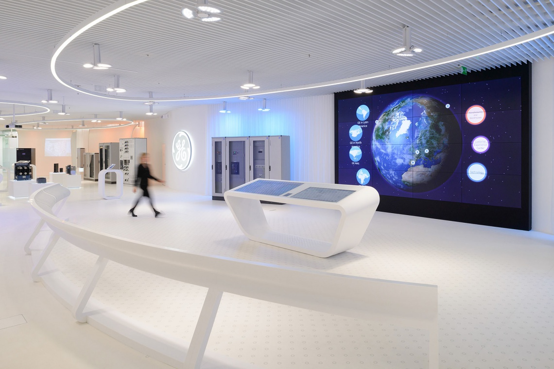 GE Customer Experience Center fot. Tomasz Zakrzewski/Archifolio Jedyna taka przestrzeń poświęcona energetyce. Tak wygląda GE Customer Experience Center