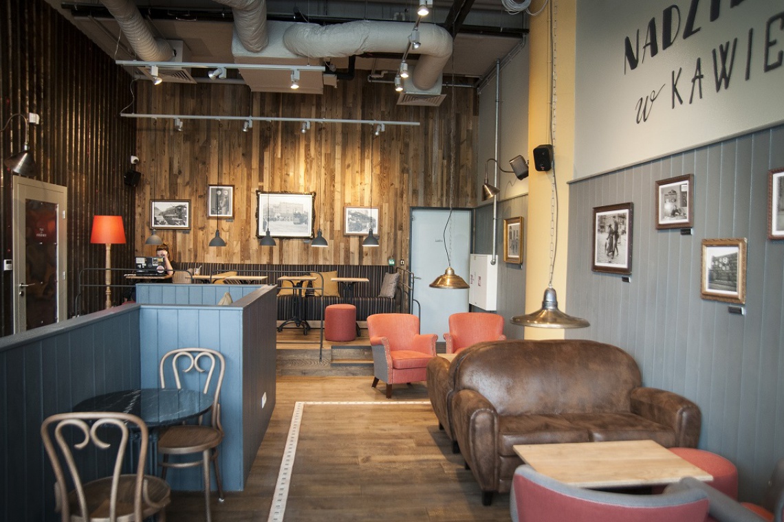 fot. Green Caffè Nero Green Caffè Nero tworzy unikalną kawiarnię w Krakowie