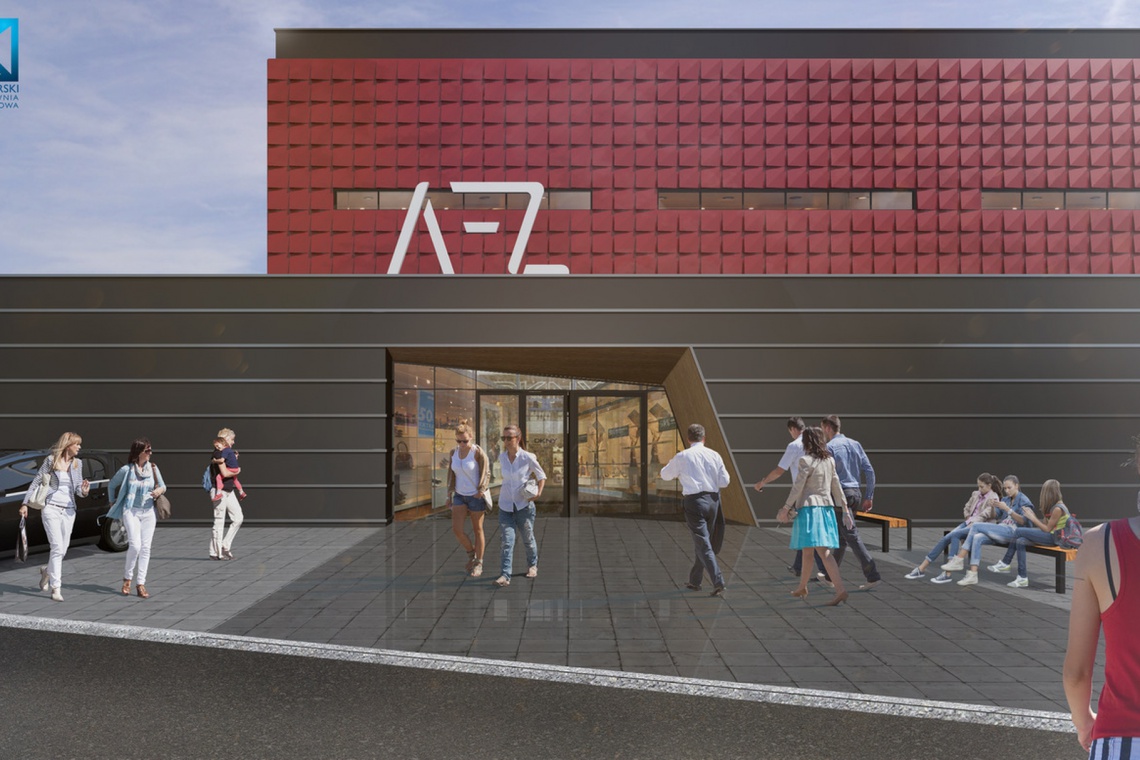 Autorem projektu przebudowy jest architekt Wojciech Koziarski fot. mat. architekta Pawilon handlowy czeka spektakularna przebudowa