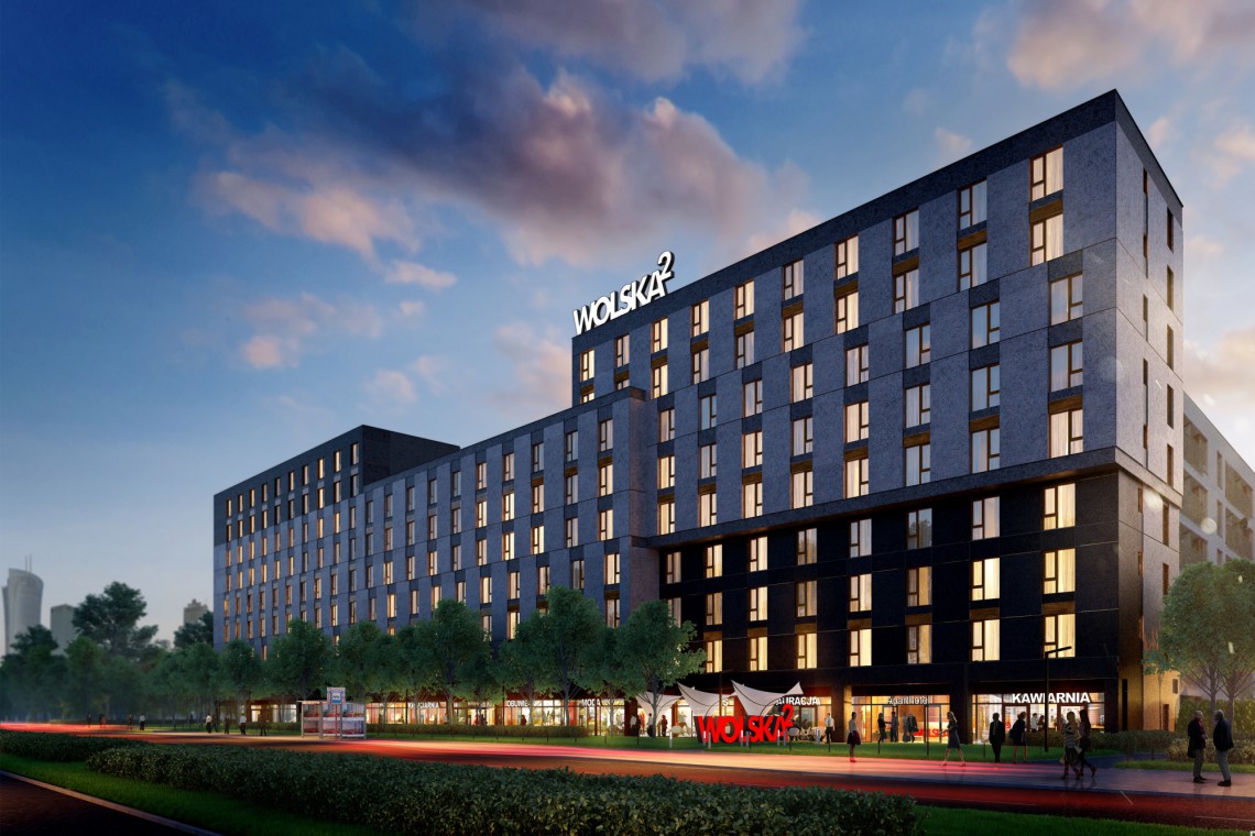WolskaKwadrat fot. materiały prasowe Aparthotel na warszawskiej Woli już na finiszu. To projekt Britt-Plan
