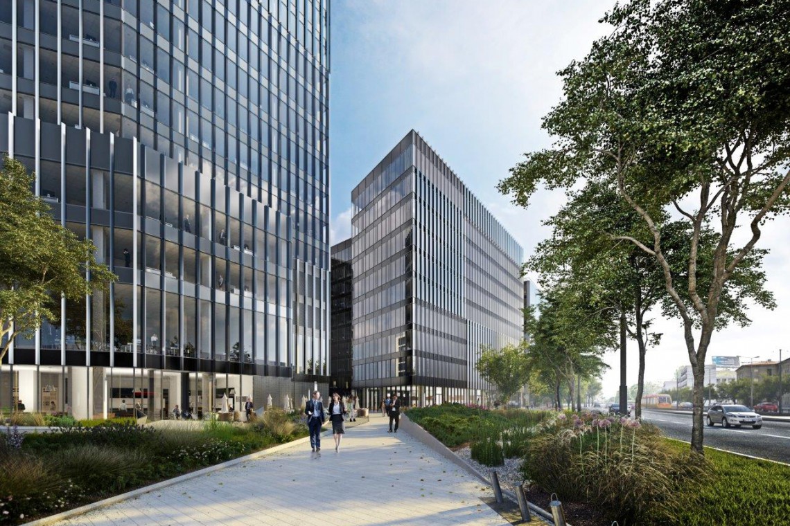 Spark - nowy biurowiec na warszawskiej Woli spod kreski Kuryłowicz&Associates. Inwestycja firmy Skanska fot. mat. prasowe Studio Dobrych Rozwiązań: Wyjątkowe projekty spod kreski Kuryłowicz&Associates