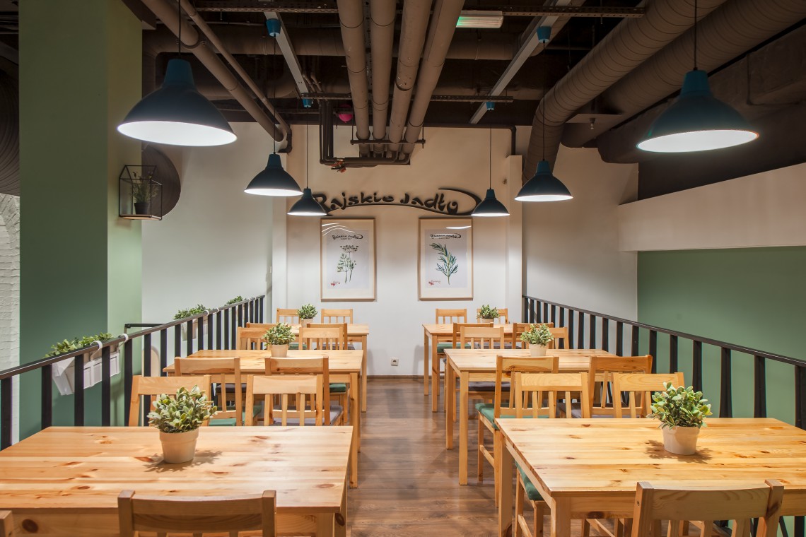 Rajskie jadło fot. mat. prasowe Nowe wnętrze bistro Rajskie Jadło. To miejsce pobudzające apetyt