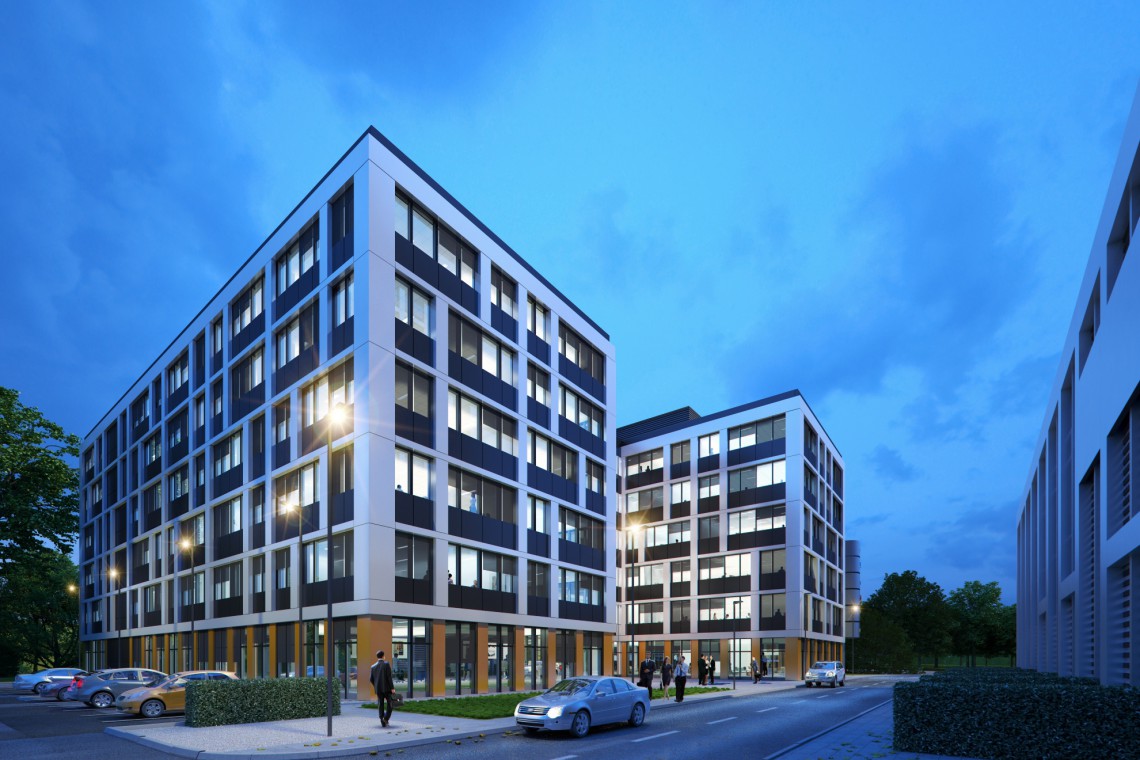 Business Garden Wroclaw fot. mat. prasowe Na starcie kolejny etap Business Garden we Wrocławiu. Jest wykonawca