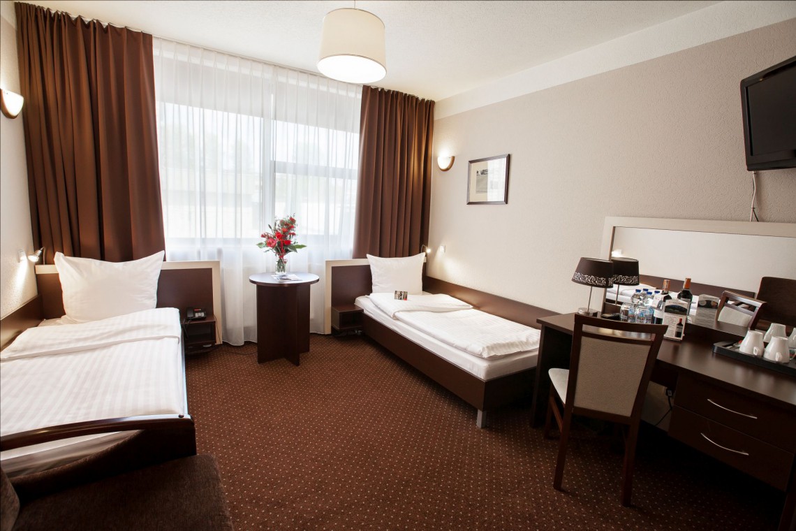 Hotel Diament Spodek pokój fot. mat. prasowe Hotel Diament Spodek Katowice w nowej odsłonie