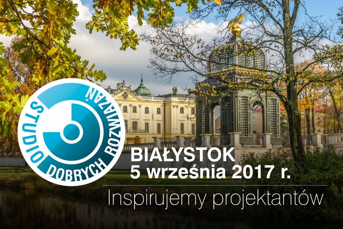 fot. mat. prasowe Studio Dobrych Rozwiązań 5 września w Białymstoku. Gościem specjalnym - prof. Ewa Kuryłowicz