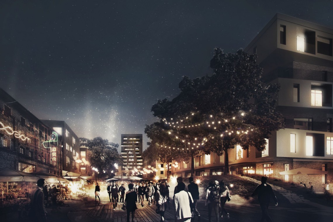 SOHO Masterplan fot. mat. prasowe Mieszkać, pracować i być. WWAA i Konkret z koncepcją rozwoju Soho Factory