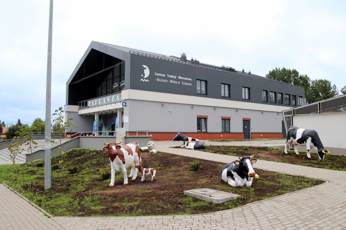 Muzeum Mleka budynek fot. mat. prasowe Muzeum Mleka - nietuzinkowy obiekt doceniony. Zobacz, jak wygląda!