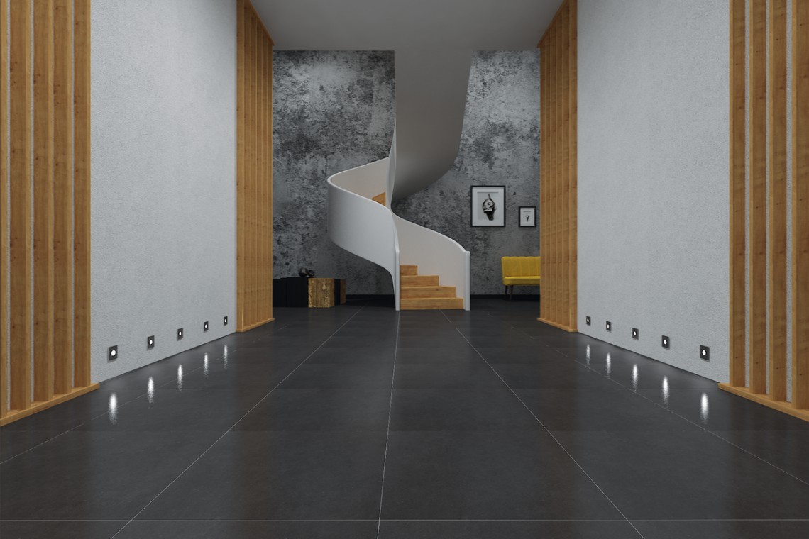 BRITOP Lighting, FORTUNE LED fot. mat. prasowe Lustrzane światło na schodach