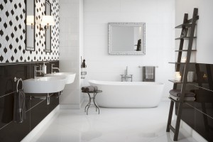 Czarno na białym - inspiracje do łazienki