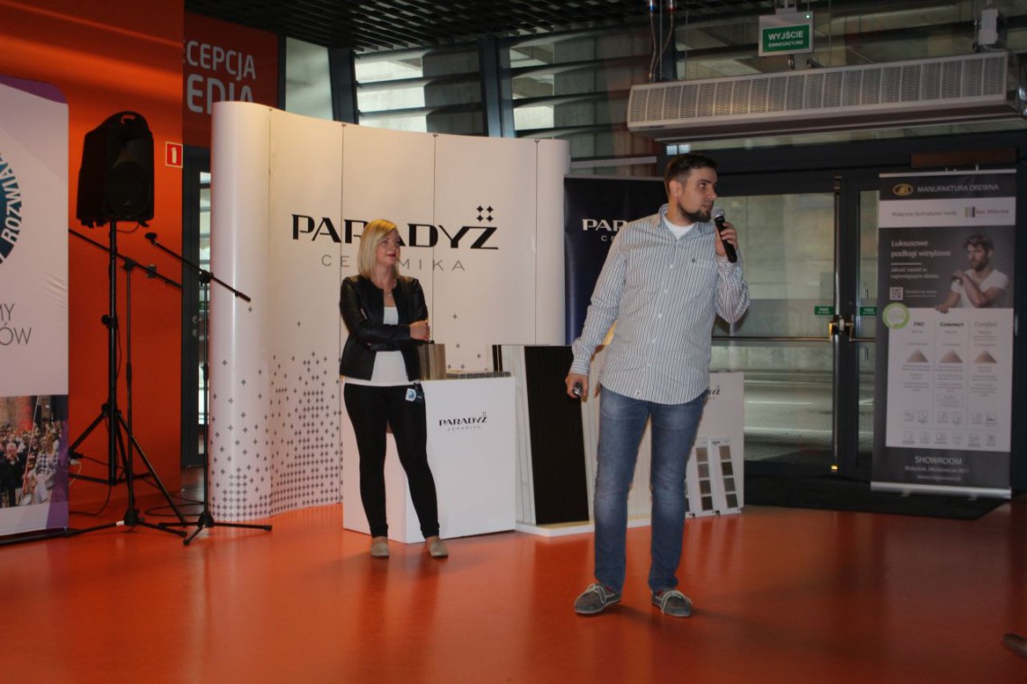 fot. mat. prasowe Ceramika Paradyż Studio Dobrych Rozwiązań we Wrocławiu. Gościem specjalnym Zbigniew Maćków