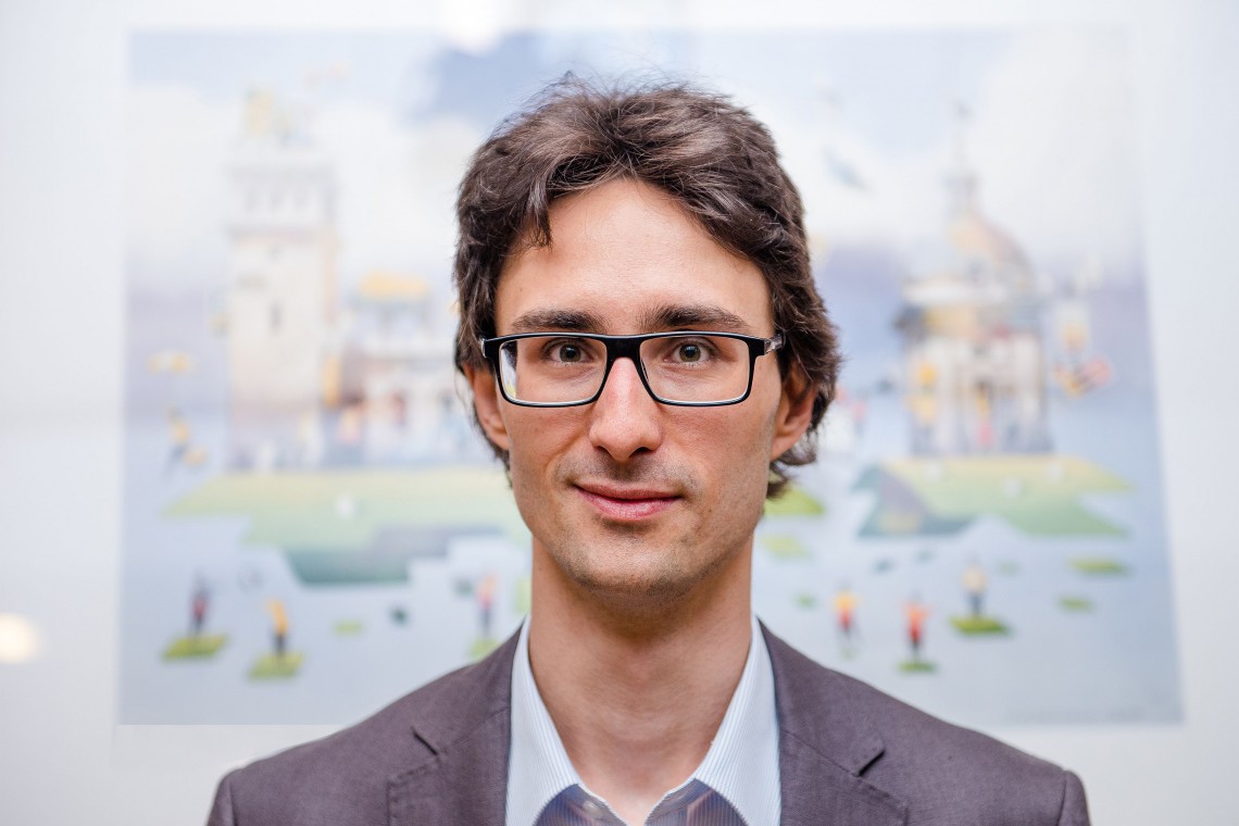Tytus Brzozowski to architekt i akwarelista fot. mat. arch. O Warszawie i architekturze, która budzi emocje
