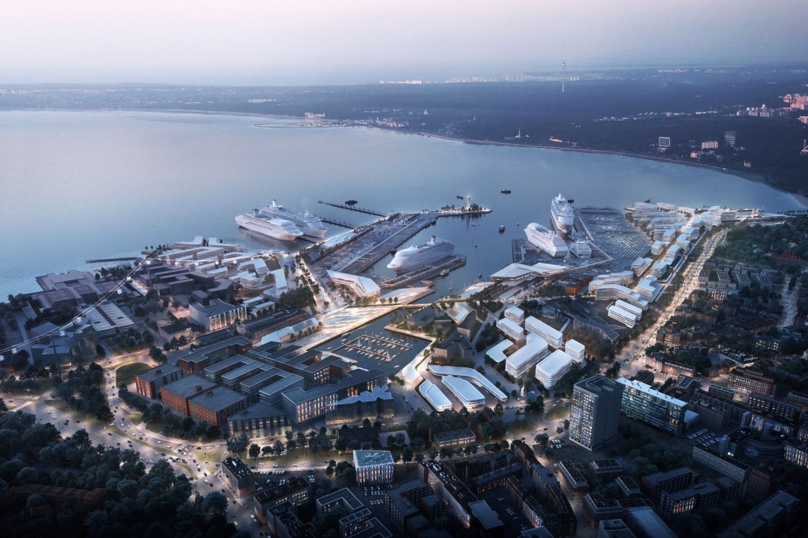 Port of Tallinn Masterplan fot. Zaha Hadid Architects Stolicę Estonii czeka spektakularna inwestycja. To Zaha Hadid Architects ma odmienić Tallinn