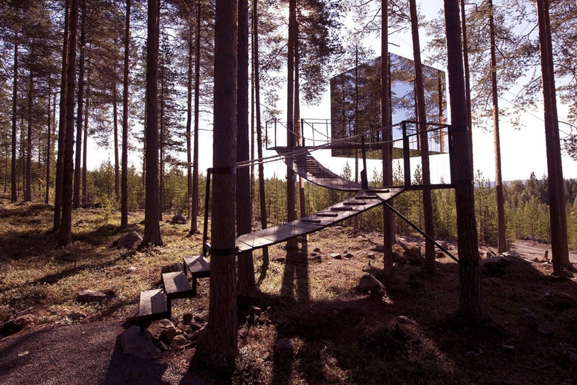 Stylowo pod niebem. Tree Hotel – Szwecja fot. źródło: hotels.com TOP: Ekologiczne hotele wtopione w naturę