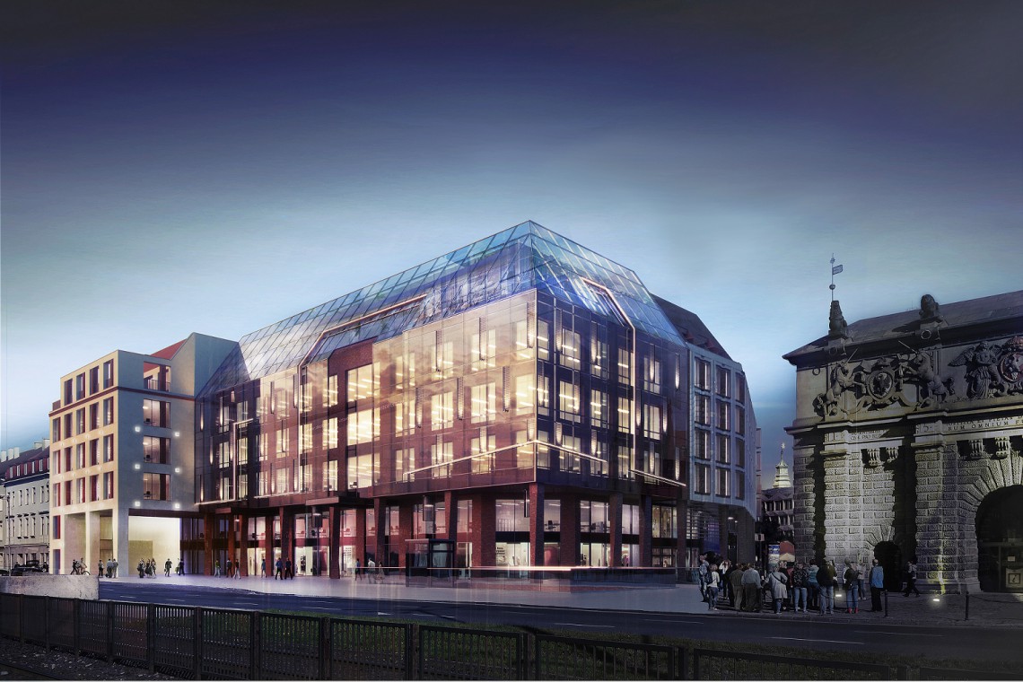 źródło: Kozikowski Design Oto budynek, który zastąpi lukę po siedzibie LOT-u
