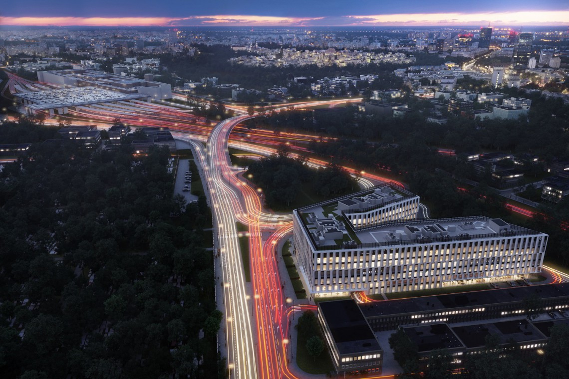 fot. materiały prasowe Multiekologiczny V.Offices z kamieniem węgielnym