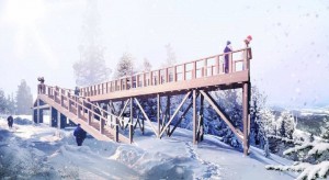 Niezwykła platforma widokowa spod kreski 55Architekci