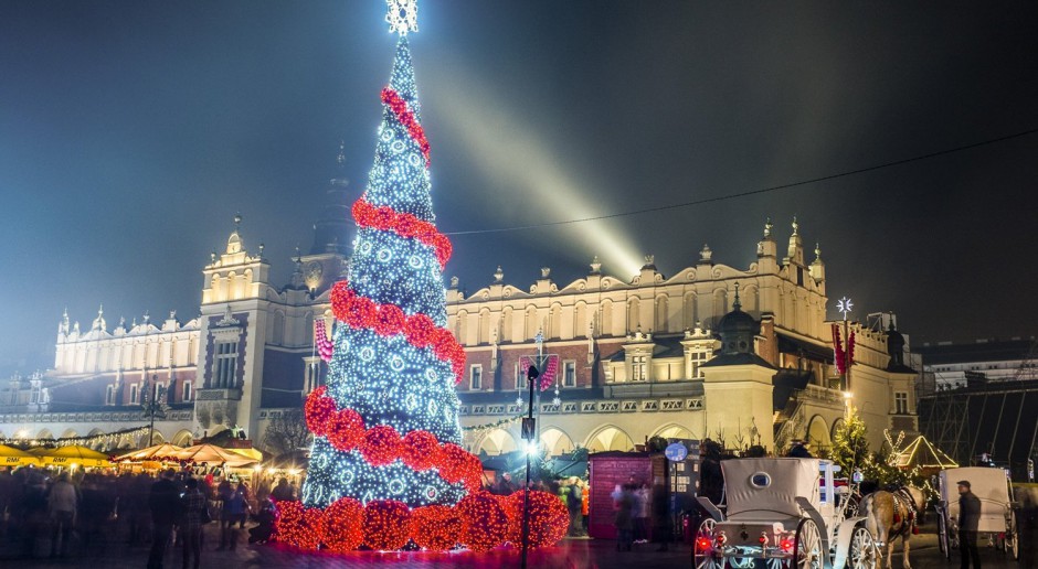 Krakowski rynek rozbłyśnie czterdziestoma tysiącami światełek