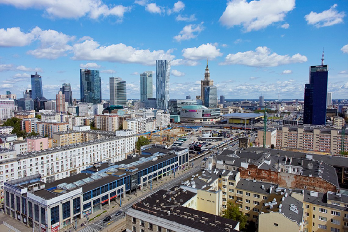 fot. materiały prasowe Tak zmienia się skyline Warszawy