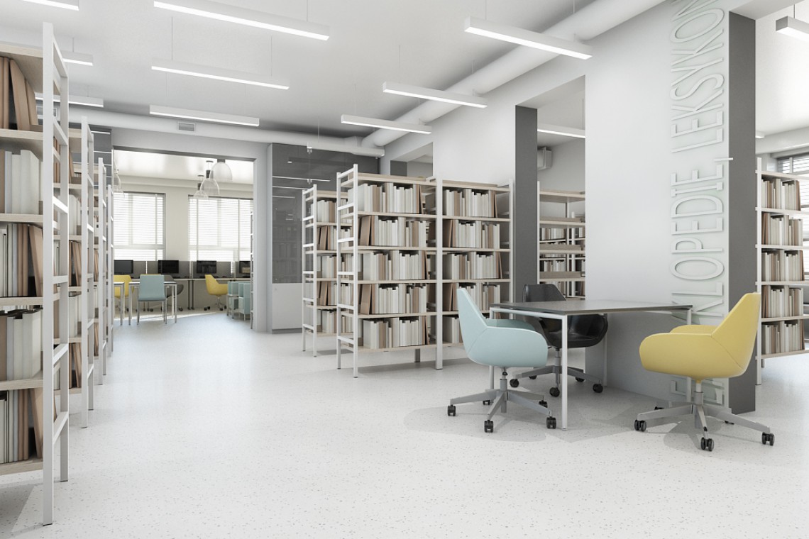Za projekt odpowiada Saluda Architekci Anna Bobrowska-Sałuda oraz Ewa Bobrowska-Gołdyn. Nowoczesna biblioteka powstanie w dawnym gimnazjum