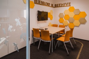 Biuro Goyello w Olivia Business Centre to rowerowa podróż po polsko-holenderskiej krainie