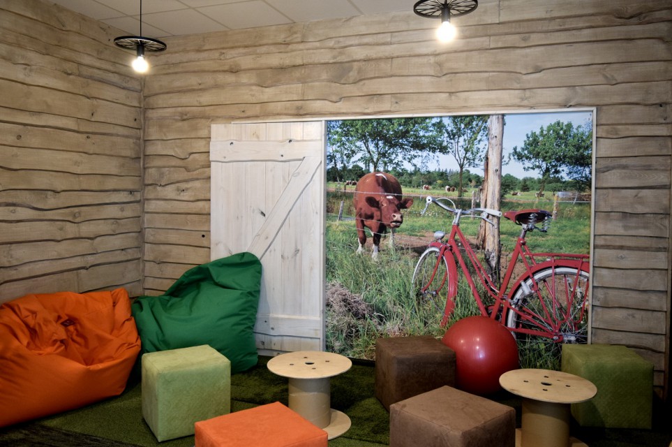 Sala Barn w biurze Goyello, fot. Goyello Biuro Goyello w Olivia Business Centre to rowerowa podróż po polsko-holenderskiej krainie