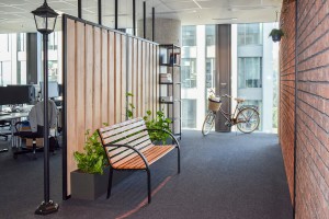 Biuro Goyello w Olivia Business Centre to rowerowa podróż po polsko-holenderskiej krainie
