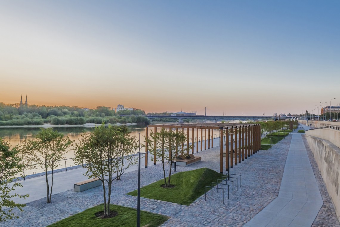 Bulwary wiślane projektu RS Architektura, fot. S. Skrzeczyński Bulwary nad Wisłą triumfują z trzema nagrodami