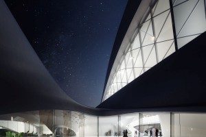 Supernowoczesny i zielony biurowiec na… pustyni. To projekt spod kreski Zaha Hadid Architects