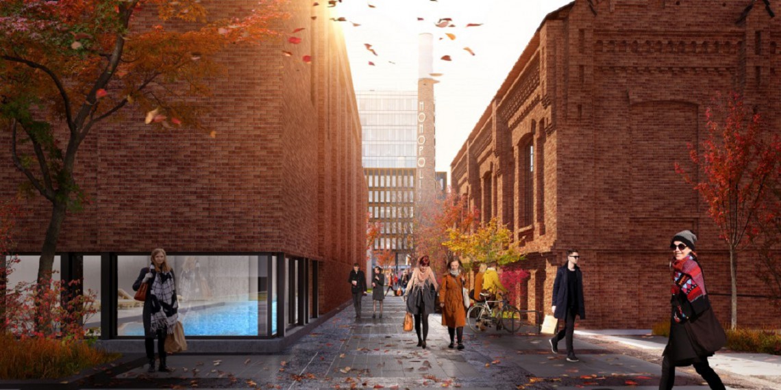 Monopolis (inwestor: Virako, projekt: Grupa 5 Architekci z pracownią Jerzego Lutomskiego) fot. mat. prasowe Biurowe inwestycje odmieniają Łódź