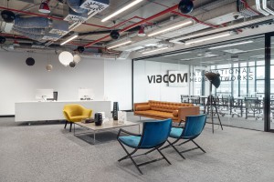 Nowe biura Viacom zaprojektowane przez Mood Works