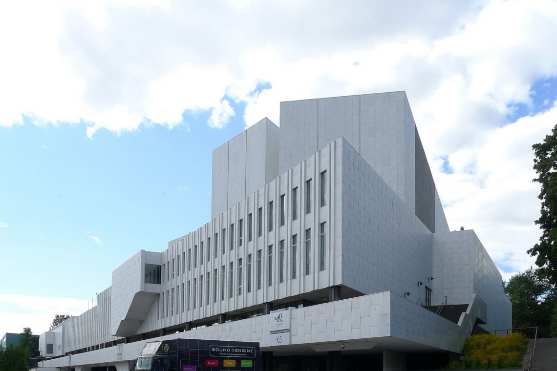 Alvar Aalto, Finlandia Talo w Helsinkach (1967–1971), fot. Ryszard Nakonieczny Wybitny fiński architekt Alvar Aalto okiem Ryszarda Nakoniecznego
