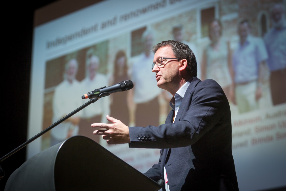 Edward Schwarz podczas 4 Design Days 2018, fot. PTWP Zrównoważony rozwój - co to właściwie oznacza?