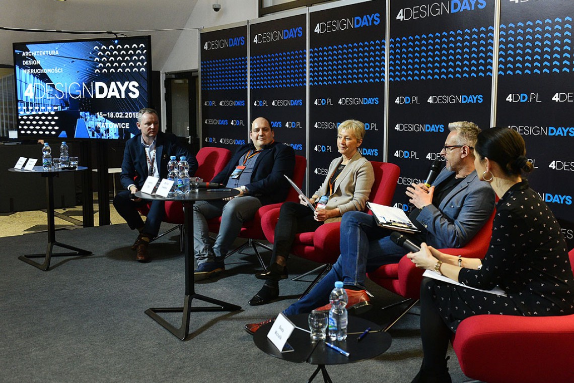 Paneliści podczas sesji "Tworzywo: szkło", fot. PTWP Bez szkła nie ma nowoczesnej architektury
