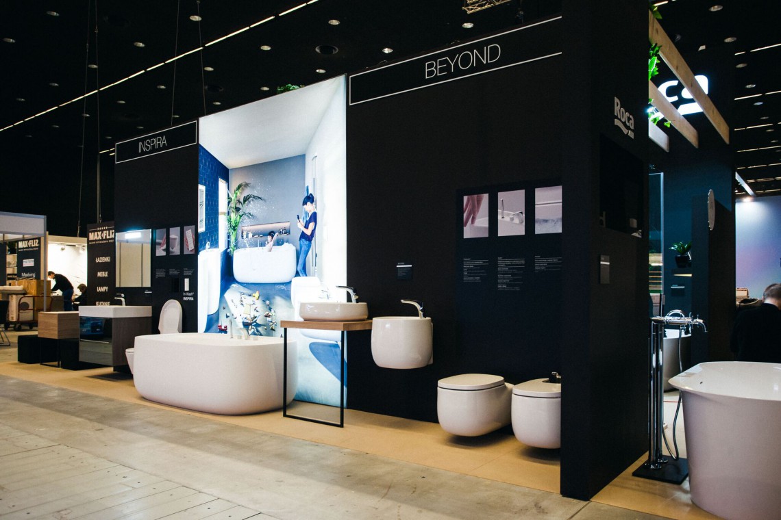 Roca stoisko na 4DD fot. mat. prasowe Roca na 4 Design Days. Nie tylko pokazała absolutne nowości