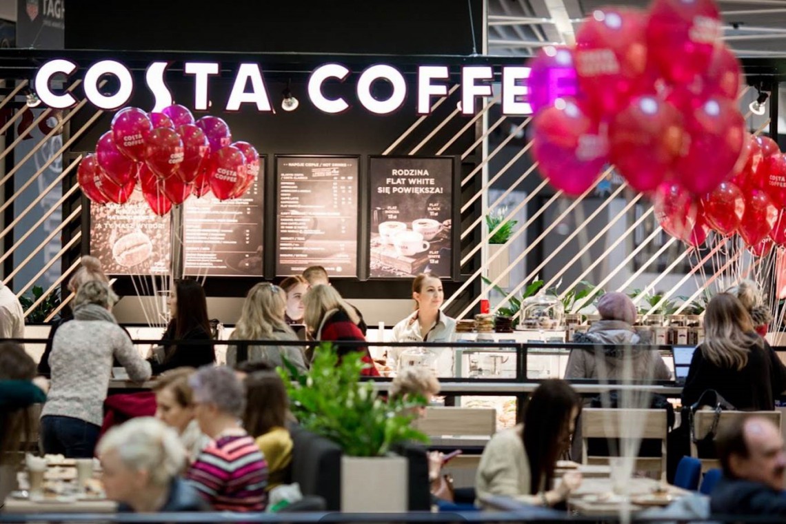 fot. mat. pras. Costa Coffee w Millenium Hall stawia na design