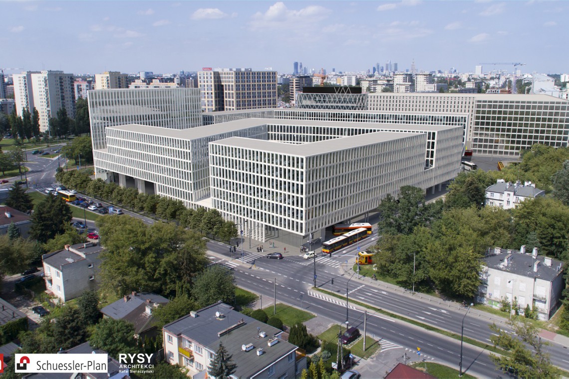 Wersja 1, najbardziej rozbudowana, fot. ZTM Warszawa Nowoczesny węzeł komunikacyjny i biurowce. Tak może wyglądać Dworzec Południowy