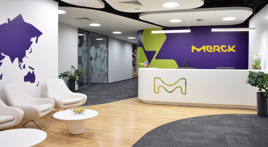 Pociąg do zmian. Nowe biuro firmy Merck