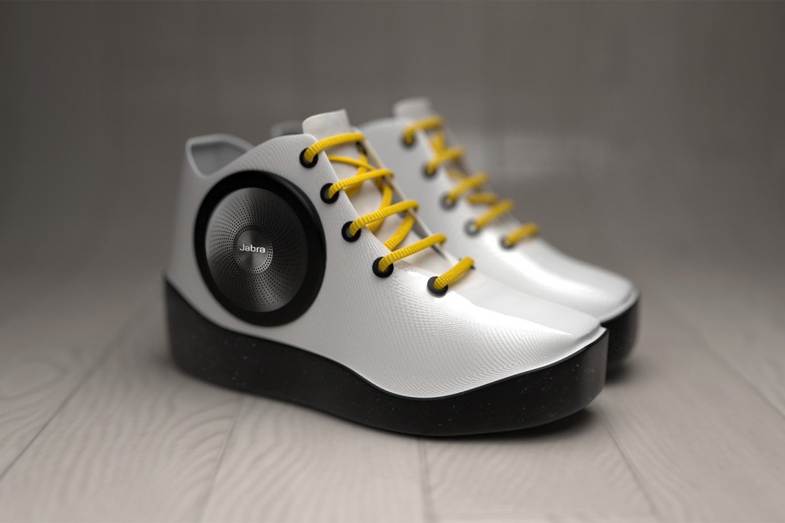 fot. mat. prasowe Speaker Sneaker? Oto trampki z... głośnikami