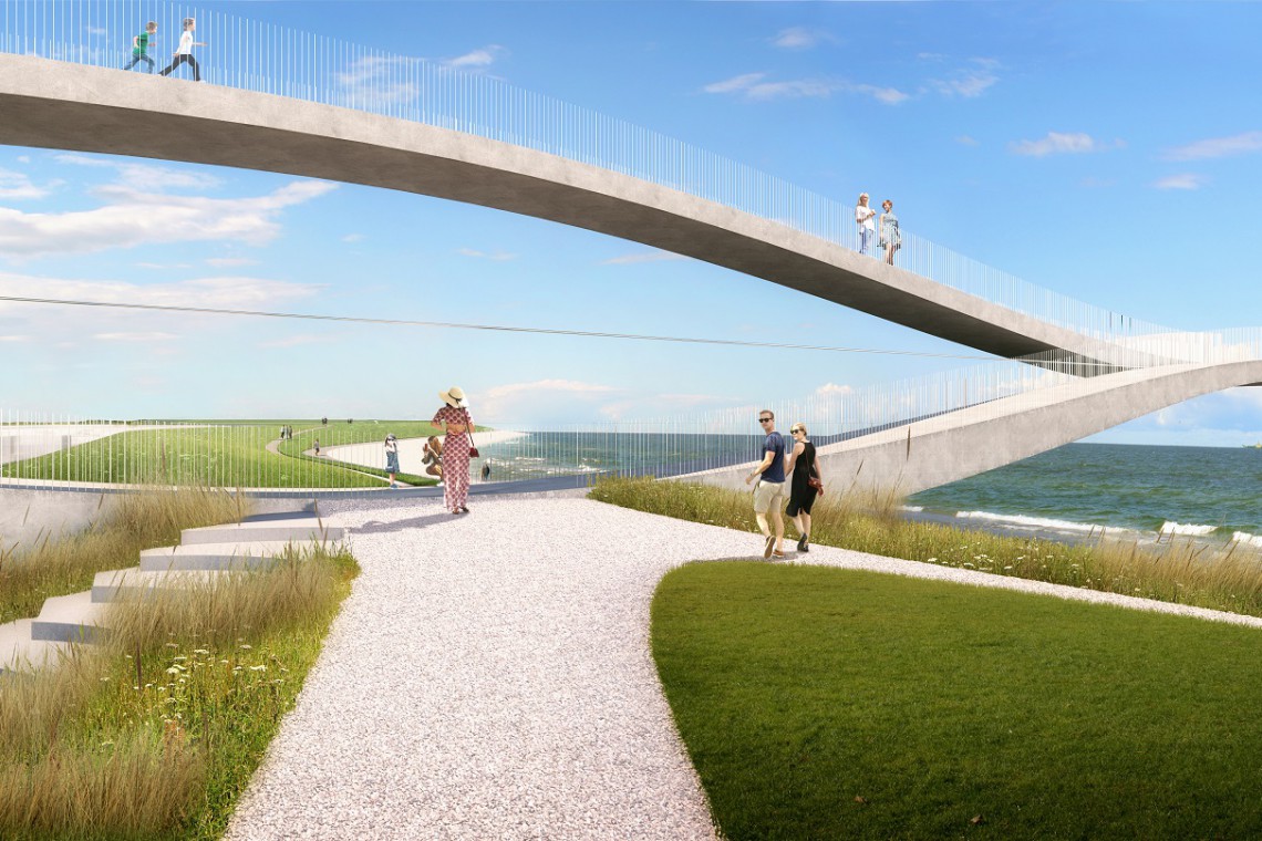 fot. mat. pras. MVRDV Projekt artystyczny łączący morze z miastem. Oto najnowsze dzieło MVRD