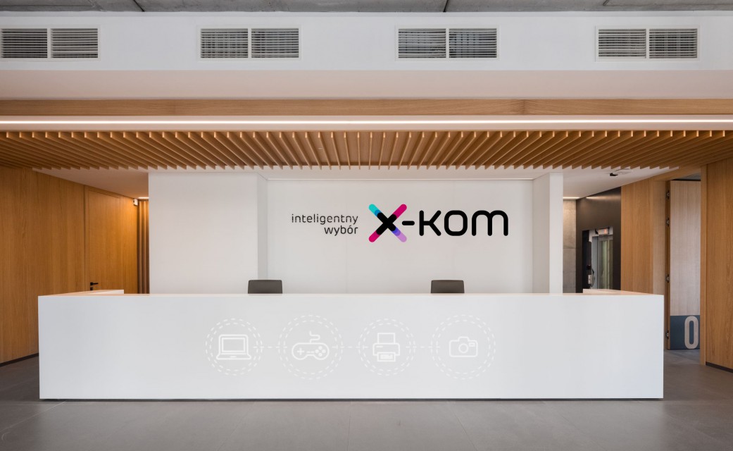 Biuro X-kom, fot. mat. pras. TOP: Najbardziej designerskie biura, które ujrzały światło dzienne w I kwartale 2018 roku