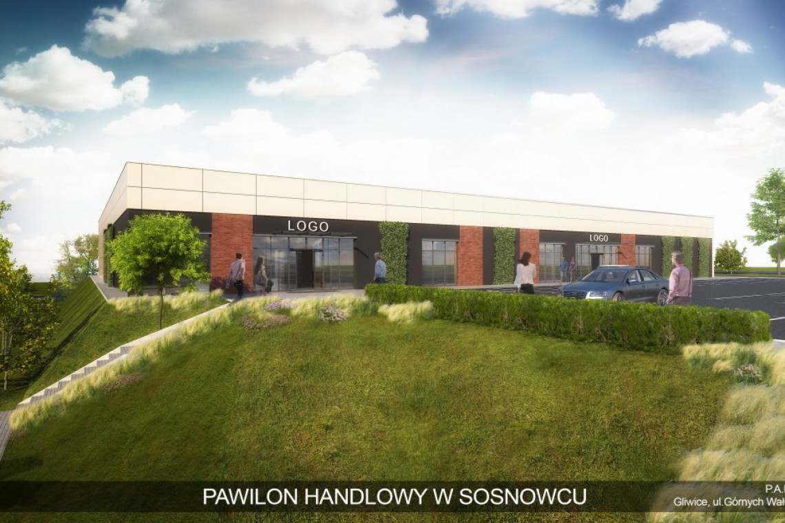 fot. mat. pras. W Sosnowcu powstanie nowa bryła. To pawilon handlowy P.A. Nova