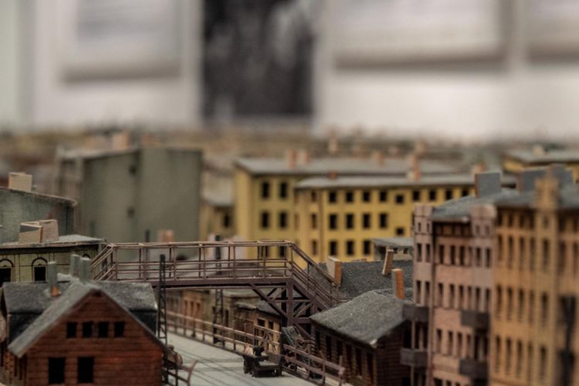 fot. UM Łódź Odtworzono kolejny fragment makiety Litzmannastadt Getto