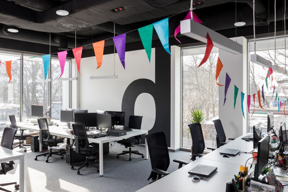 Biuro Admind Branding & Communications, fot. mat. pras. TOP: Najbardziej designerskie biura, które ujrzały światło dzienne w I kwartale 2018 roku