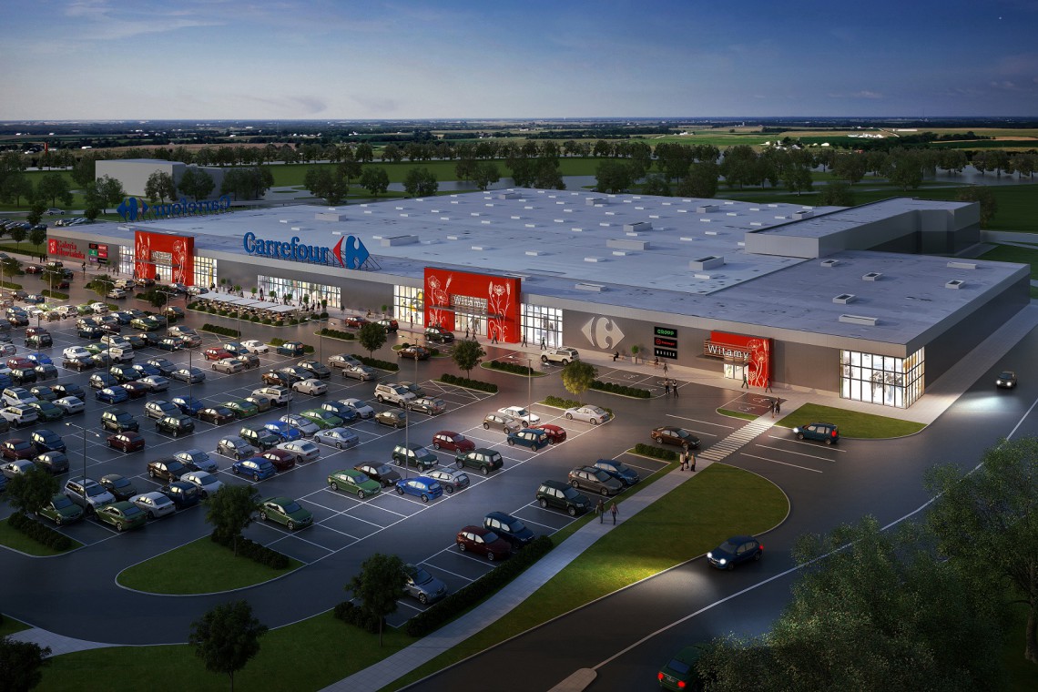 fot. mat. prasowe Carrefour rozbuduje Galerię Słowiańską. Architekci już są, czas na wykonawcę