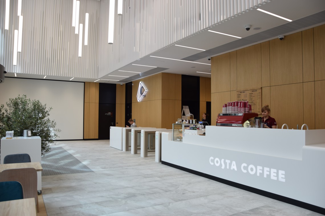 fot. mat. pras. Spark z kompaktowym formatem Costa Coffee pod nadzorem pracowni Kuryłowicz&Associates