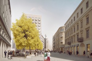 Zobacz projekt Placu Pięciu Rogów w Warszawie - już po zmianach
