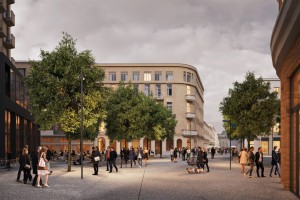 Zobacz projekt Placu Pięciu Rogów w Warszawie - już po zmianach