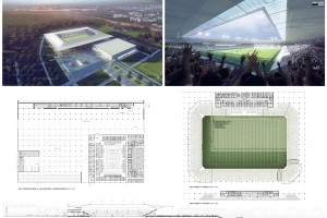 Tak może wyglądać nowy stadion GKS-u Katowice. To projekt RS Architekci