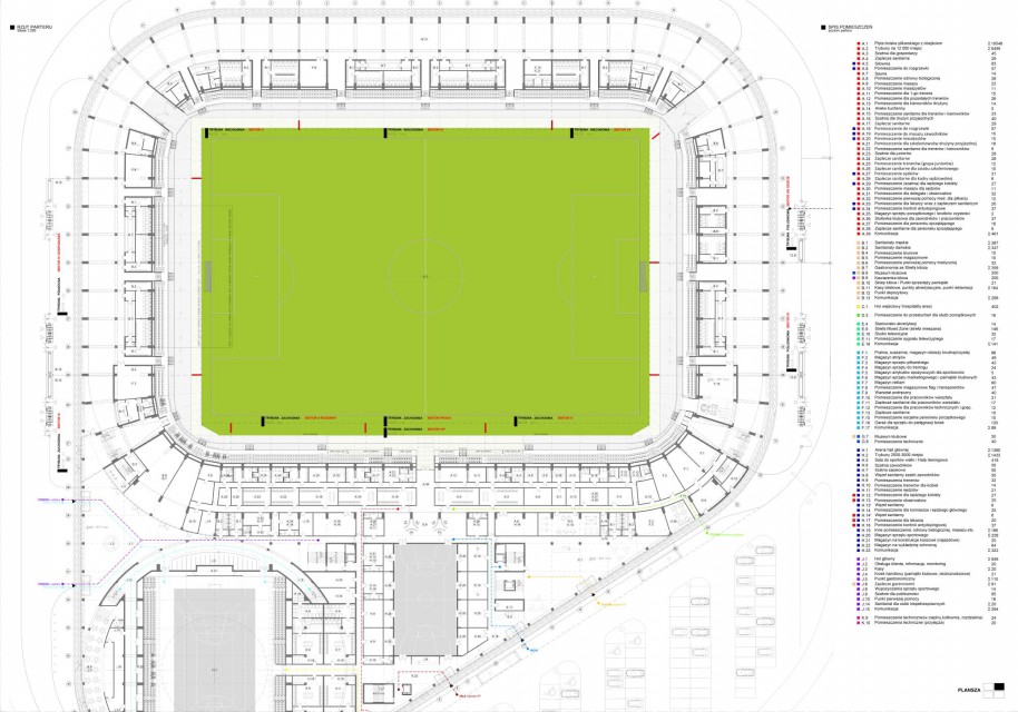 III Nagrodę i 10 tys. zł. zdobyli LAP STUDIO i STOPROCENT Architekci Adam Kulikowski Przemysław Kaczkowski fot. mat. SARP Katowice Tak może wyglądać nowy stadion GKS-u Katowice. To projekt RS Architekci