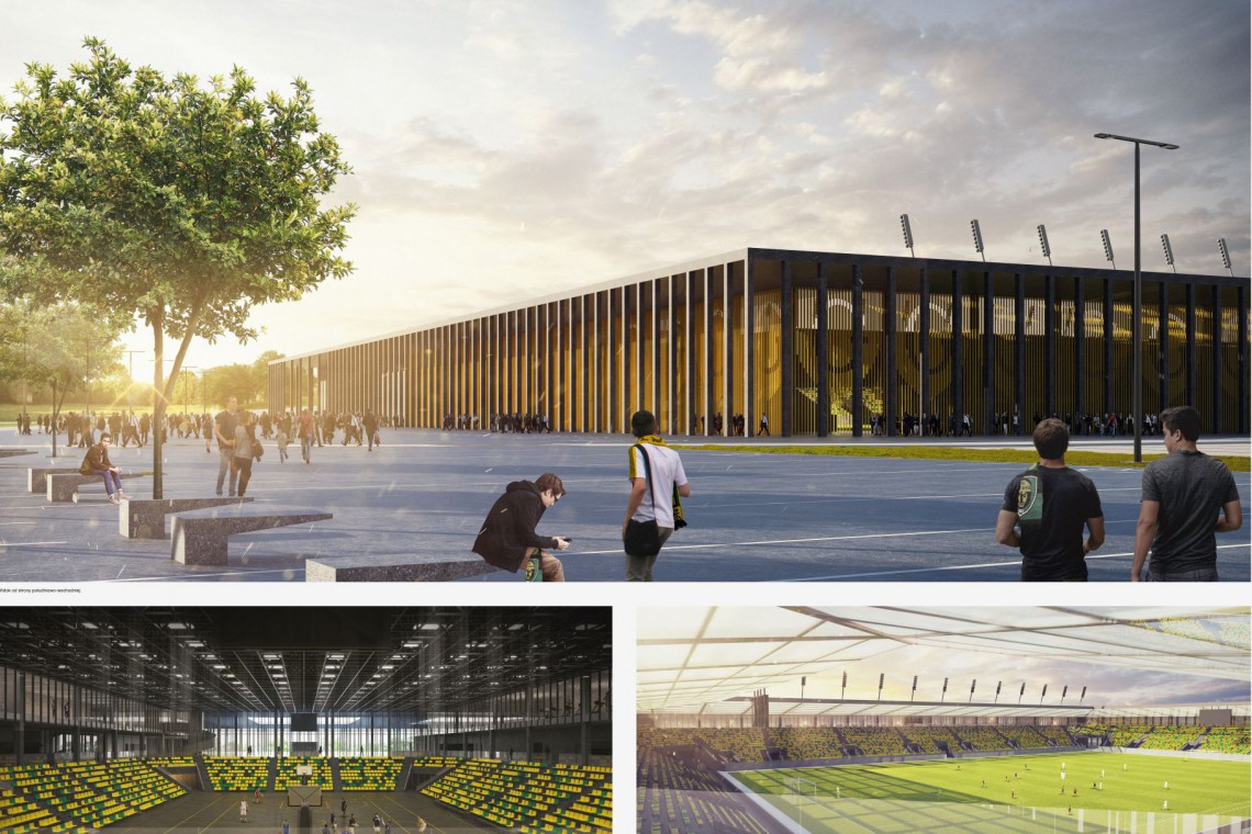 Tak może wyglądać nowy stadion GKS-u Katowice. To projekt RS Architekci